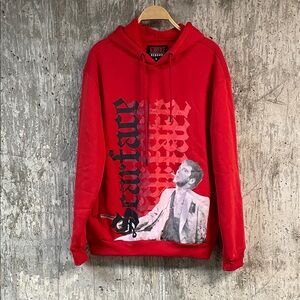 REASON Men's Scarface Hoodie Size L In Red